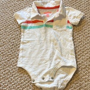 OshKosh B'gosh Colorful Striped Onesie 9 Months